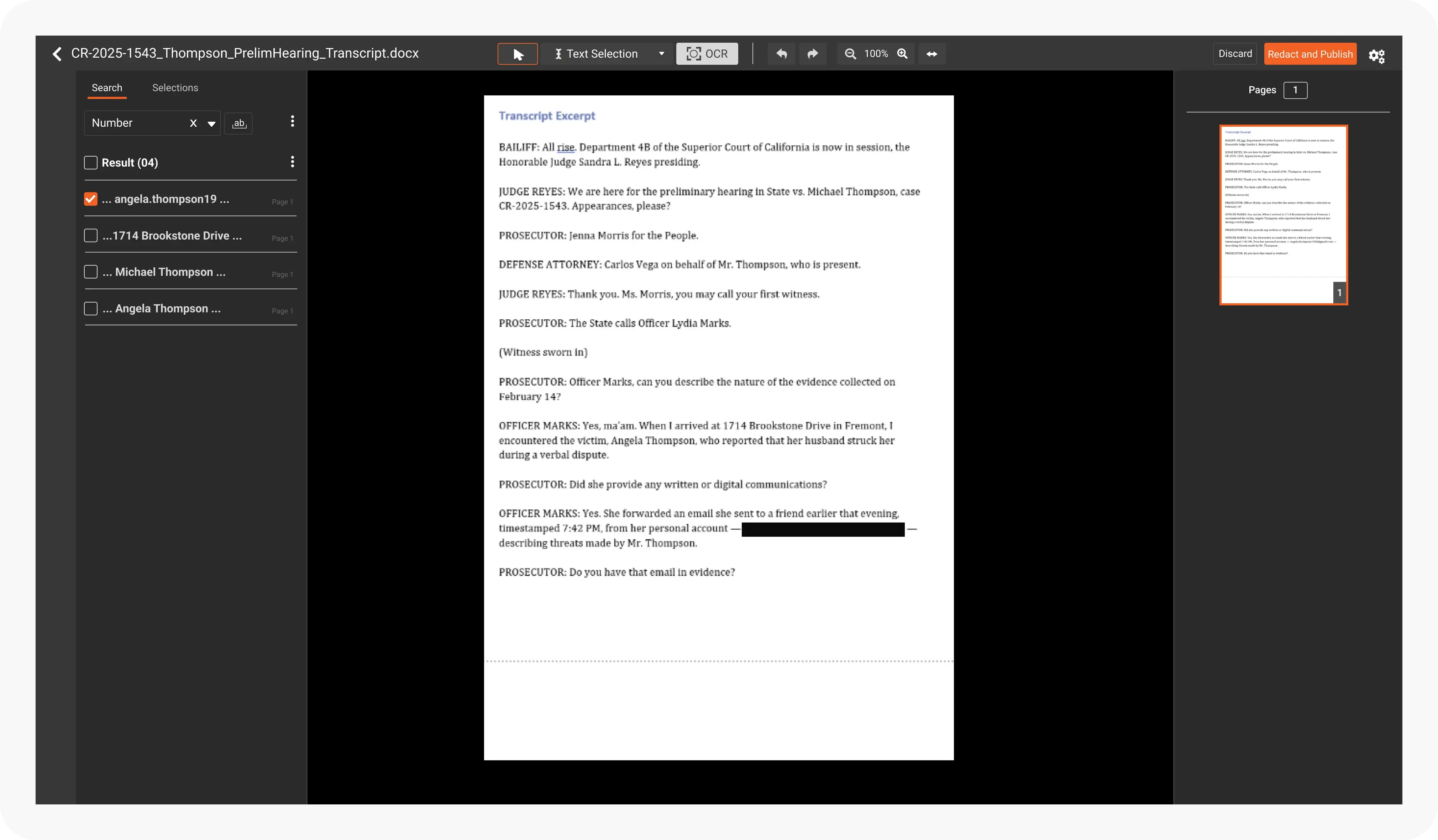Automated Redaction That Works the Way Legal Teams Do