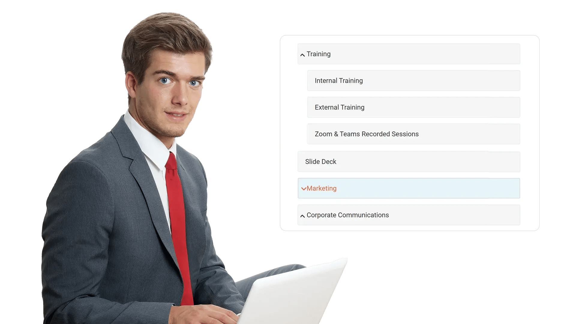Category Access Rights for Secure Content Organization