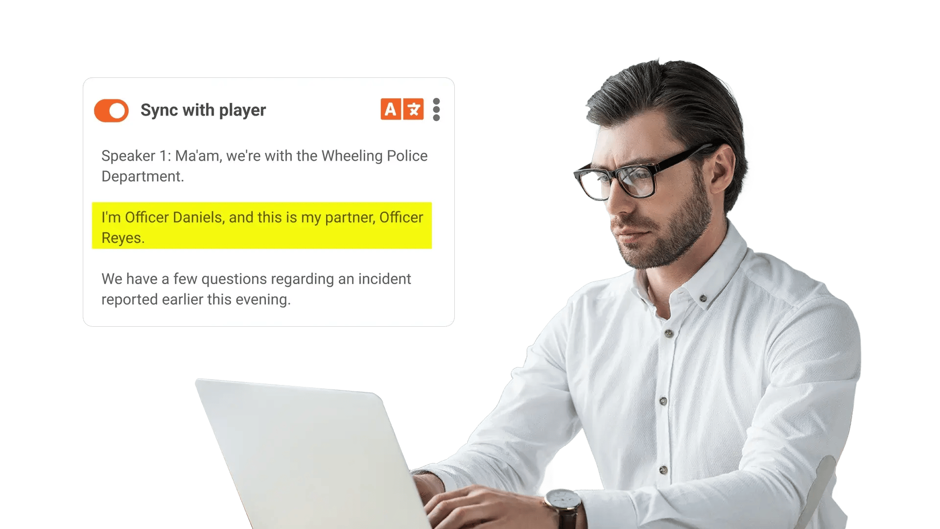 Correct transcript text when accuracy matters