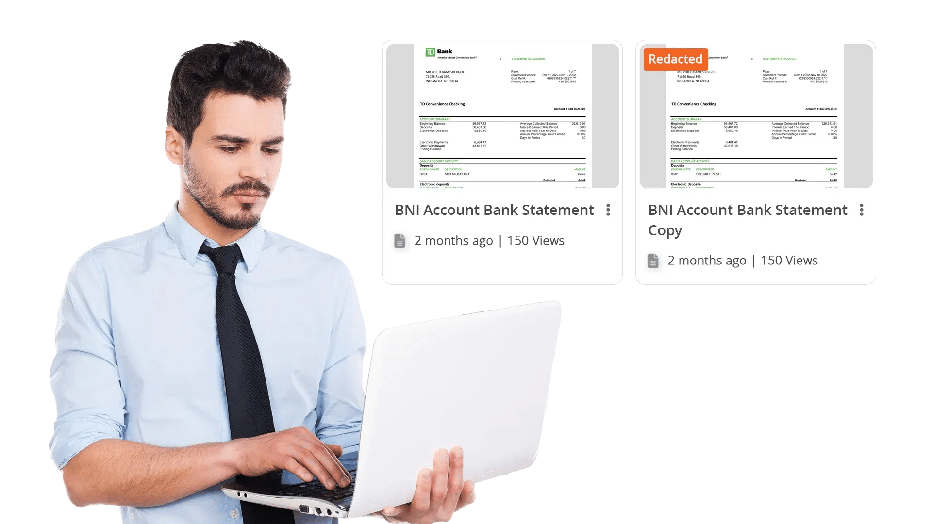 Create a Redacted Copy and Keep Your Original File Untouched