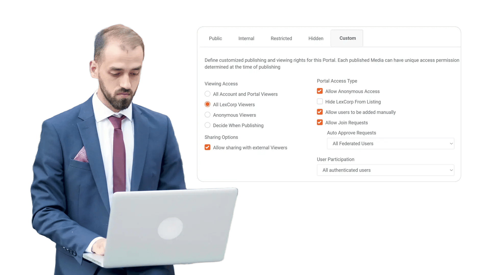 Custom Security Policy for Confident Video Governance