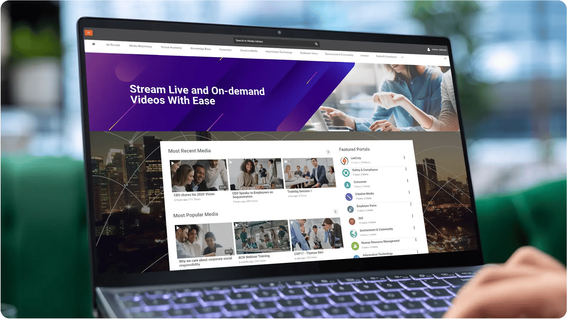 Department video portals