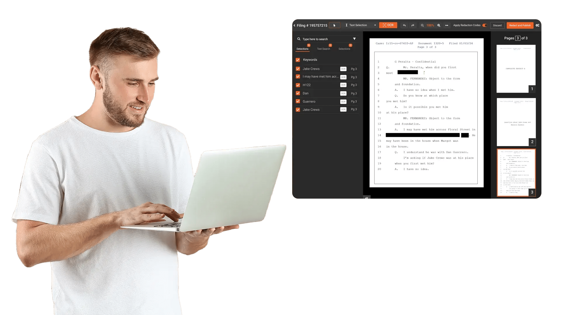 Detect and Redact Text in Videos and Images