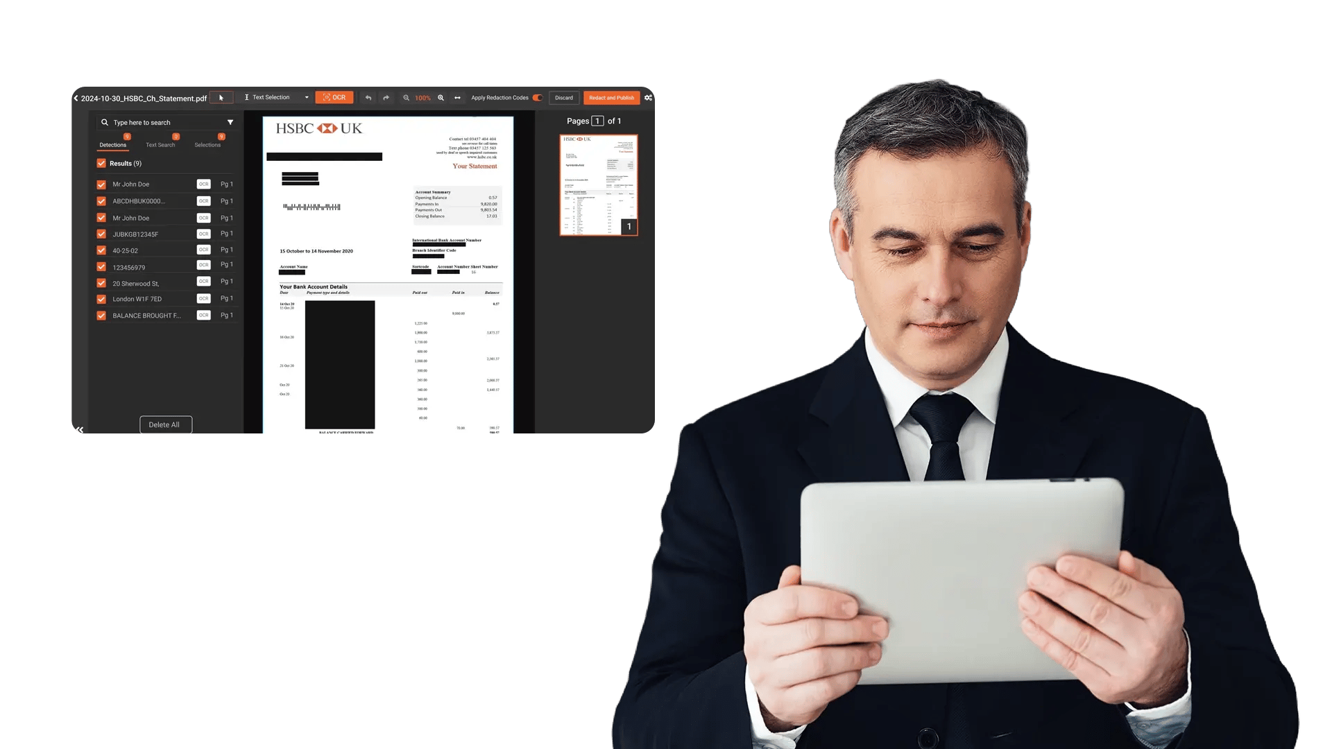 Document and PDF Redaction Styles