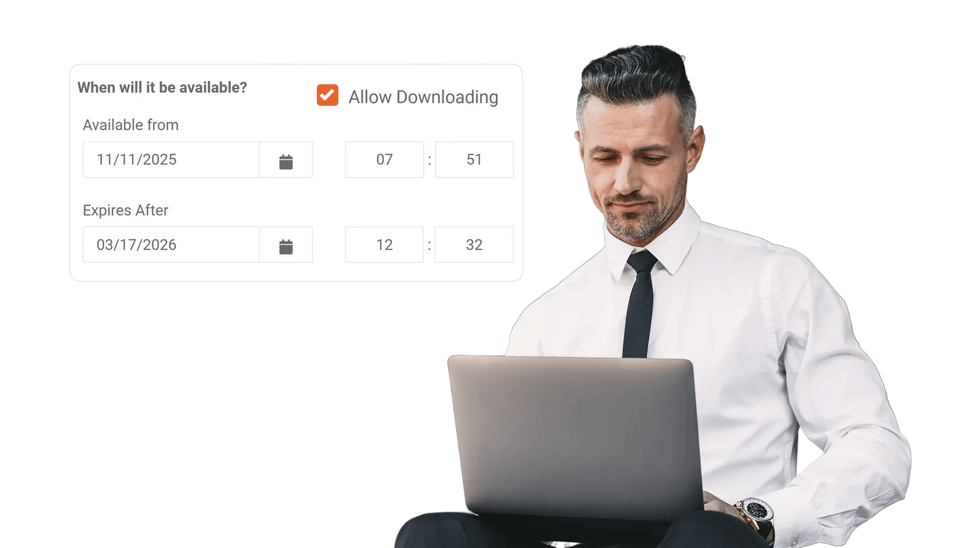 Enforce time-bound access for temporary visibility