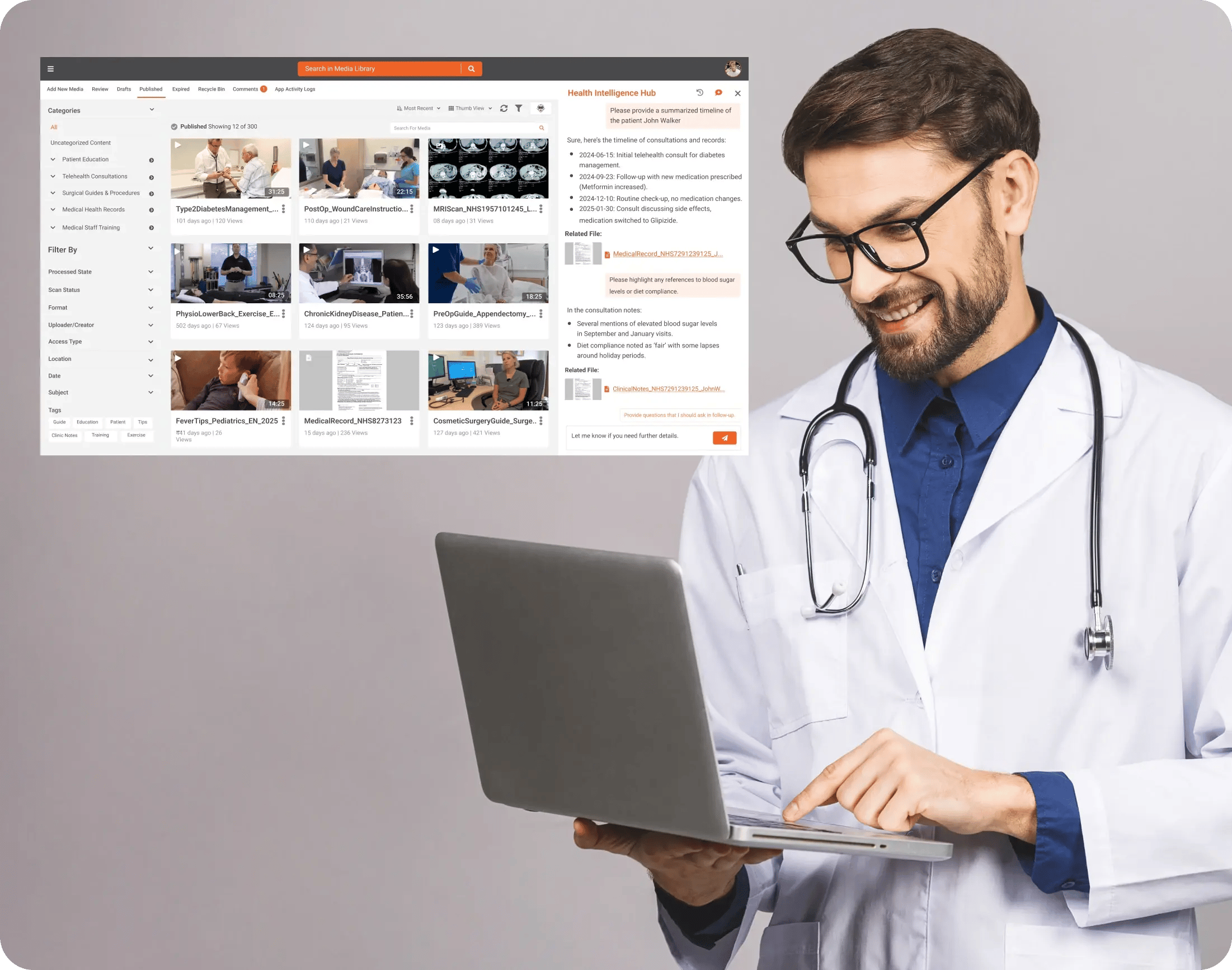 Healthcare - VIDIZMO Intelligence Hub