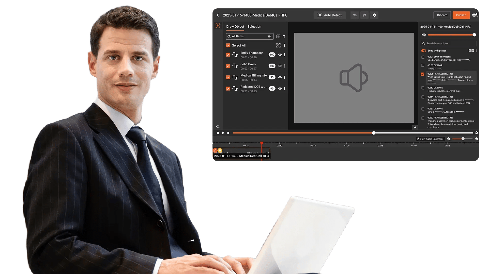 Intelligent AI-Powered Spoken PII Detection