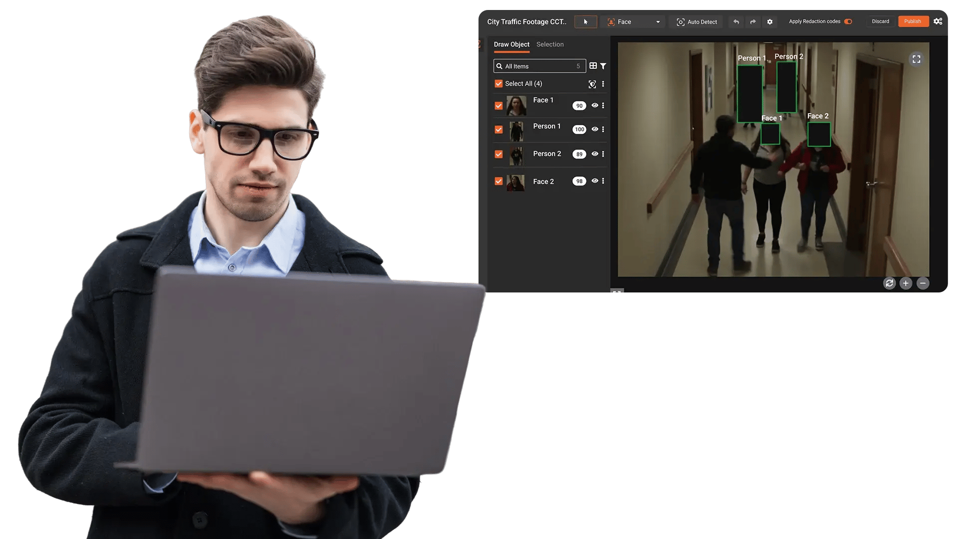 Precision Image Redaction with Human Oversight
