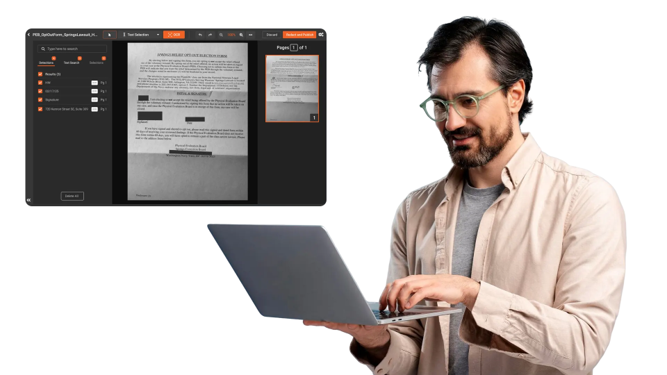 Redact Any File Type