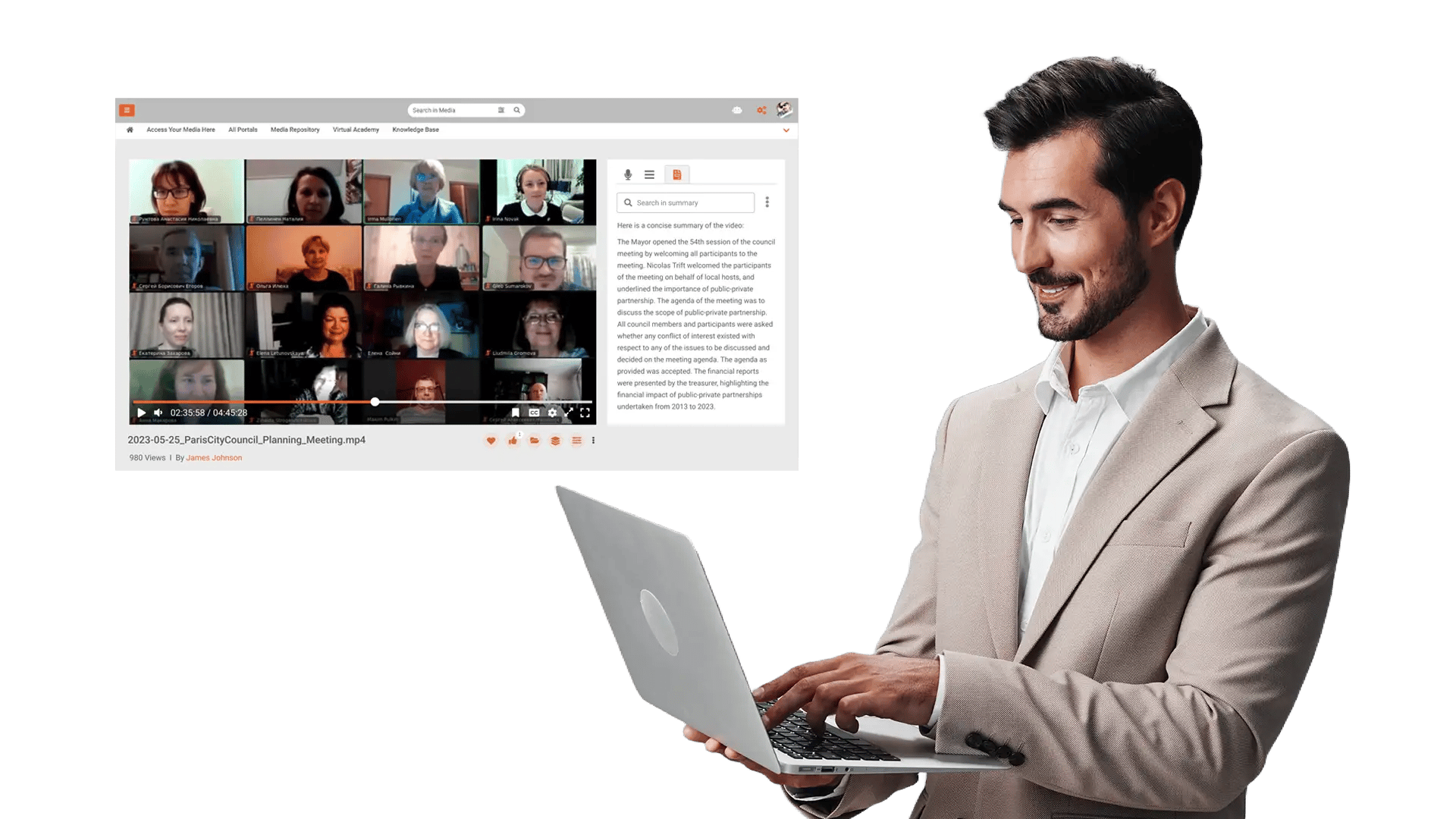 Review Context with Timestamped Results