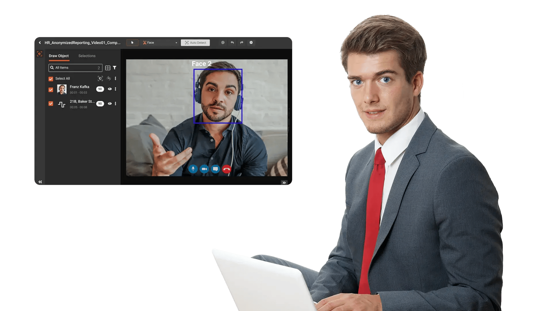 Review and adjust redactions with editor control