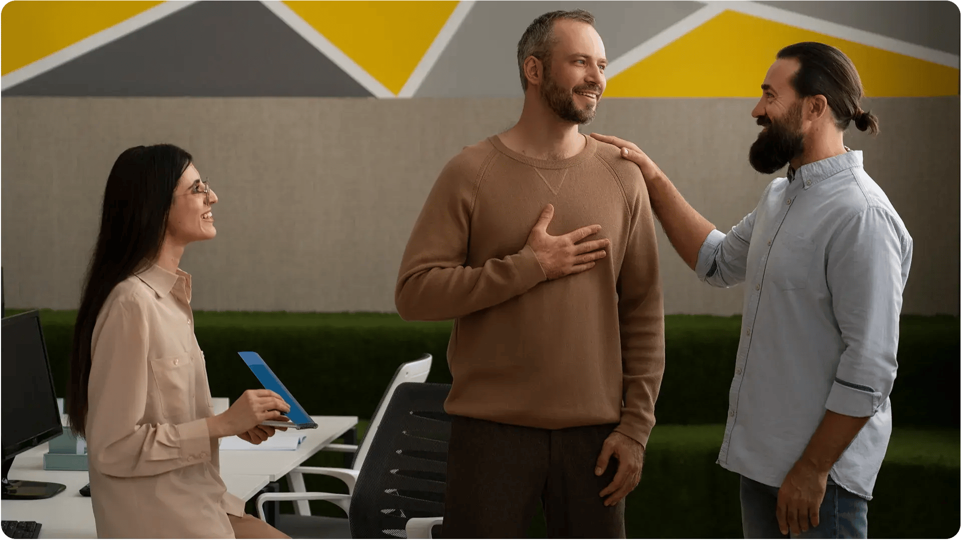 Review employee feedback sessions