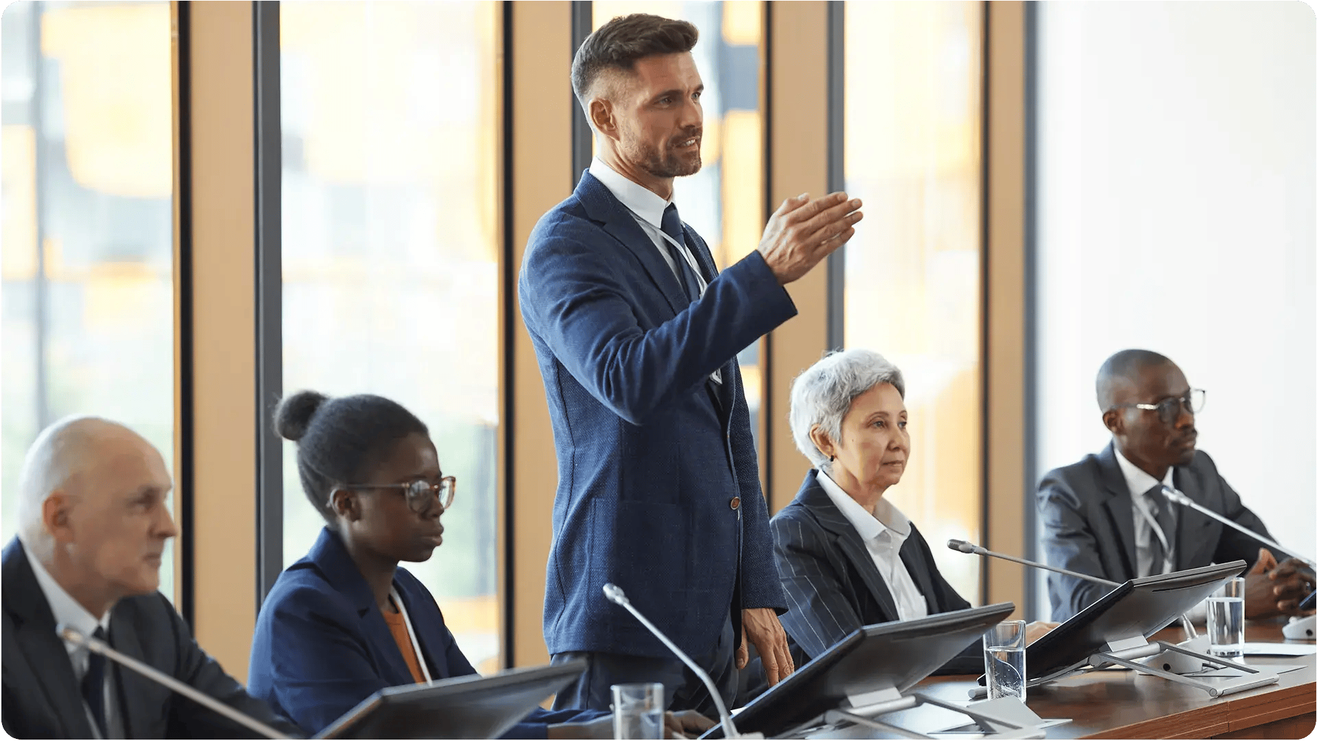 Search meetings and town halls