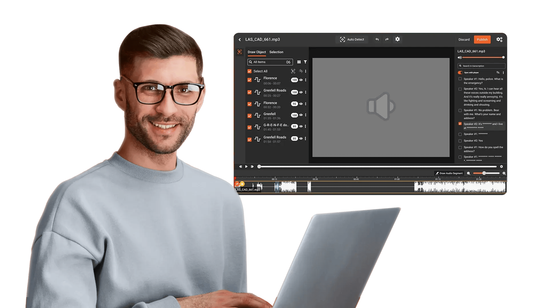 Secure, Automated Audio Redaction for Compliance-Driven Organizations