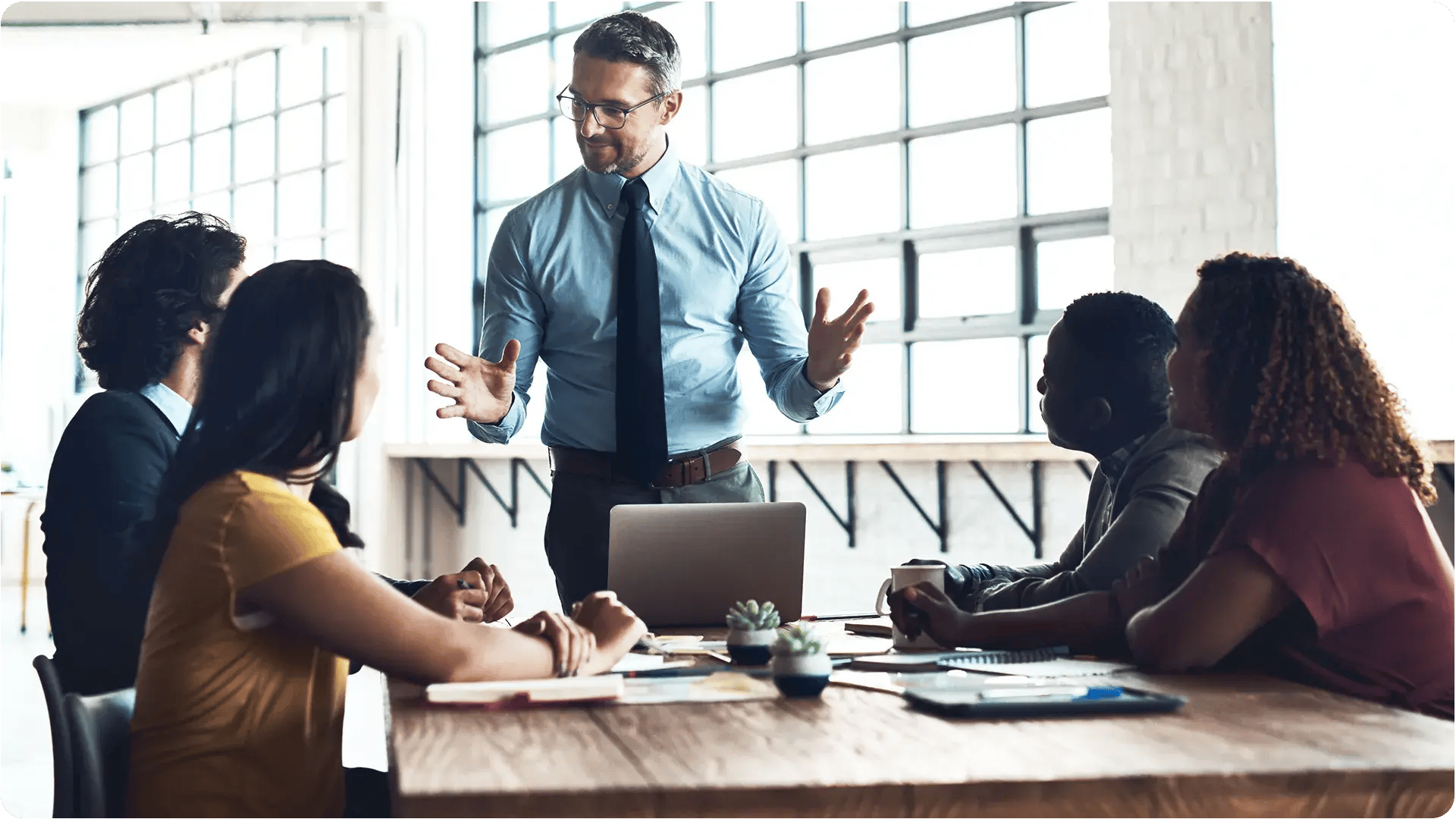 Share leadership updates securely