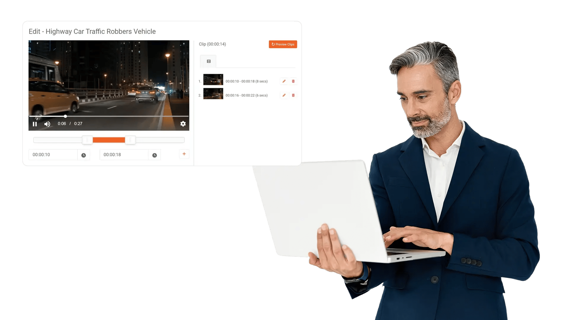 Split Long Recordings into Focused, Shareable Clips