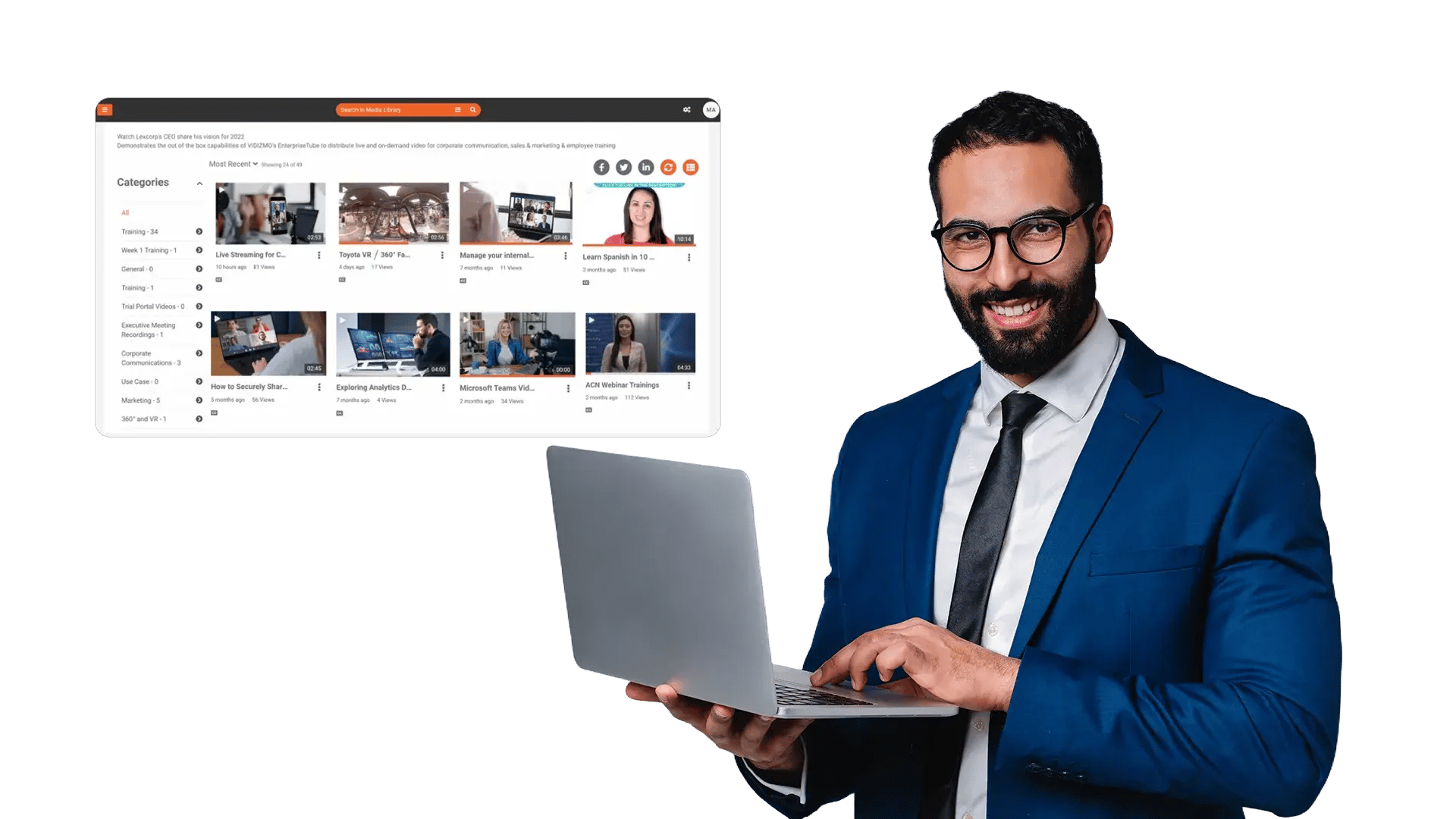 Video Hosting for Secure Enterprise Content Protection