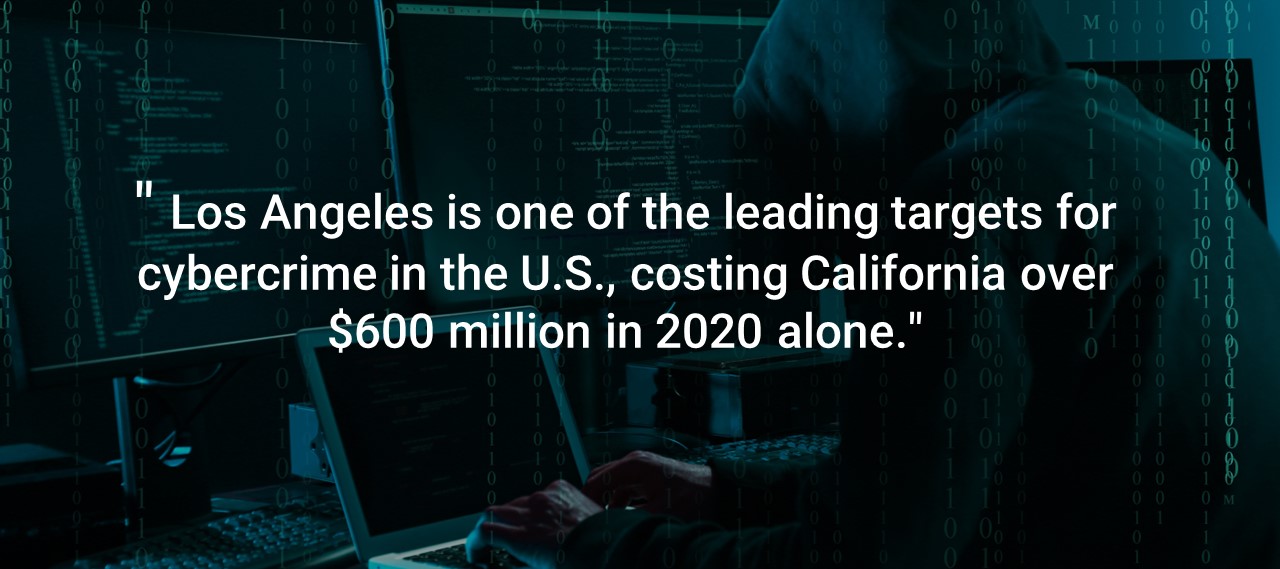statistic about cybercrime in LA 2020