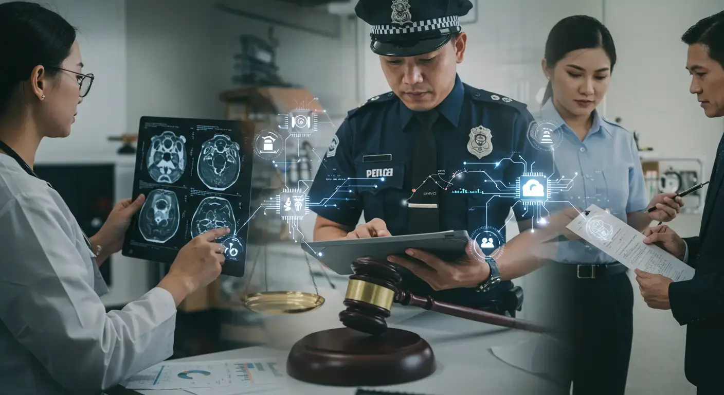 AI-powered multimodal LLMs supporting professionals in various sectors.