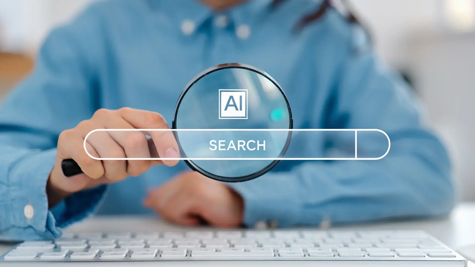 A photo showing a search bar