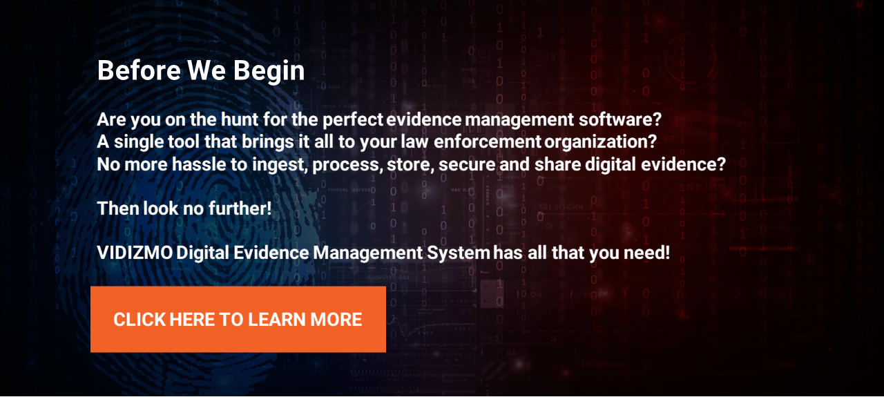 Before We Begin DEMS CTA for Evidence Software For Police