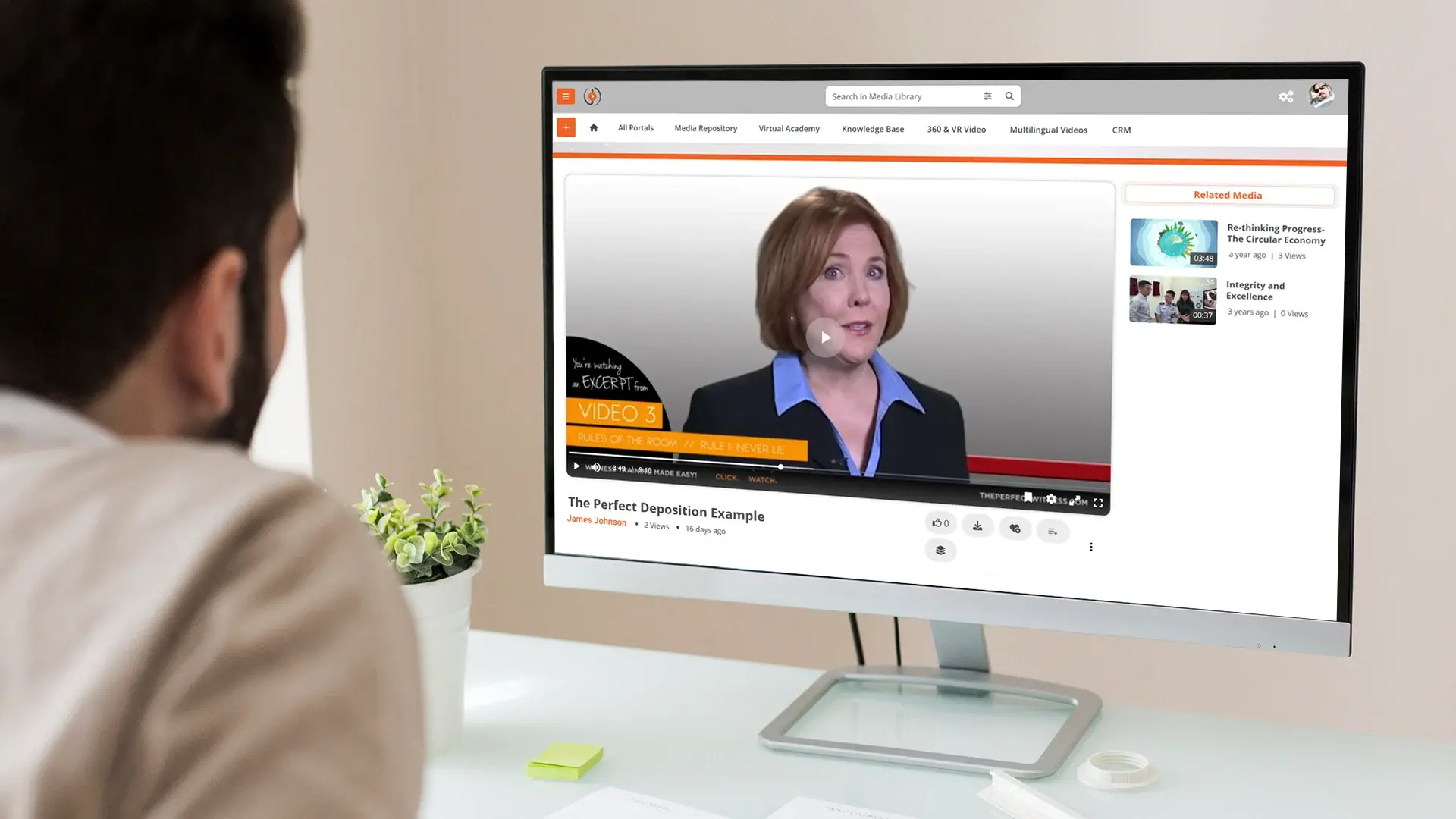 automating security control in a enterprise video platform