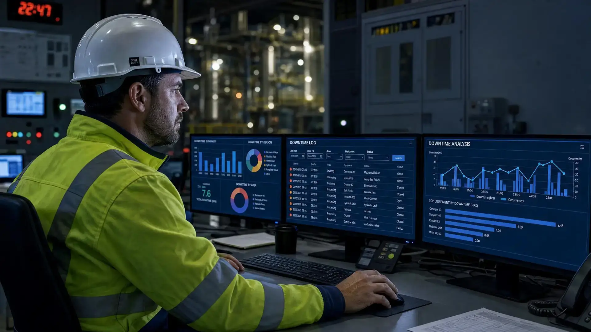 Downtime: Detecting the Stop and Evidencing the Cause