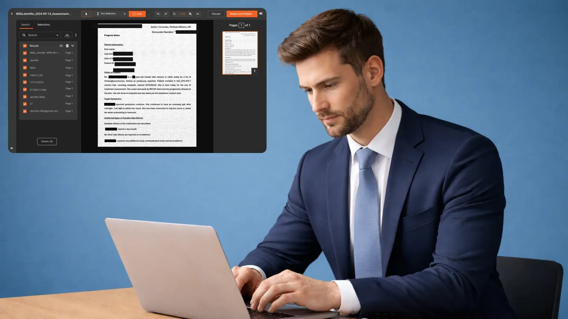 how to redact an email securely