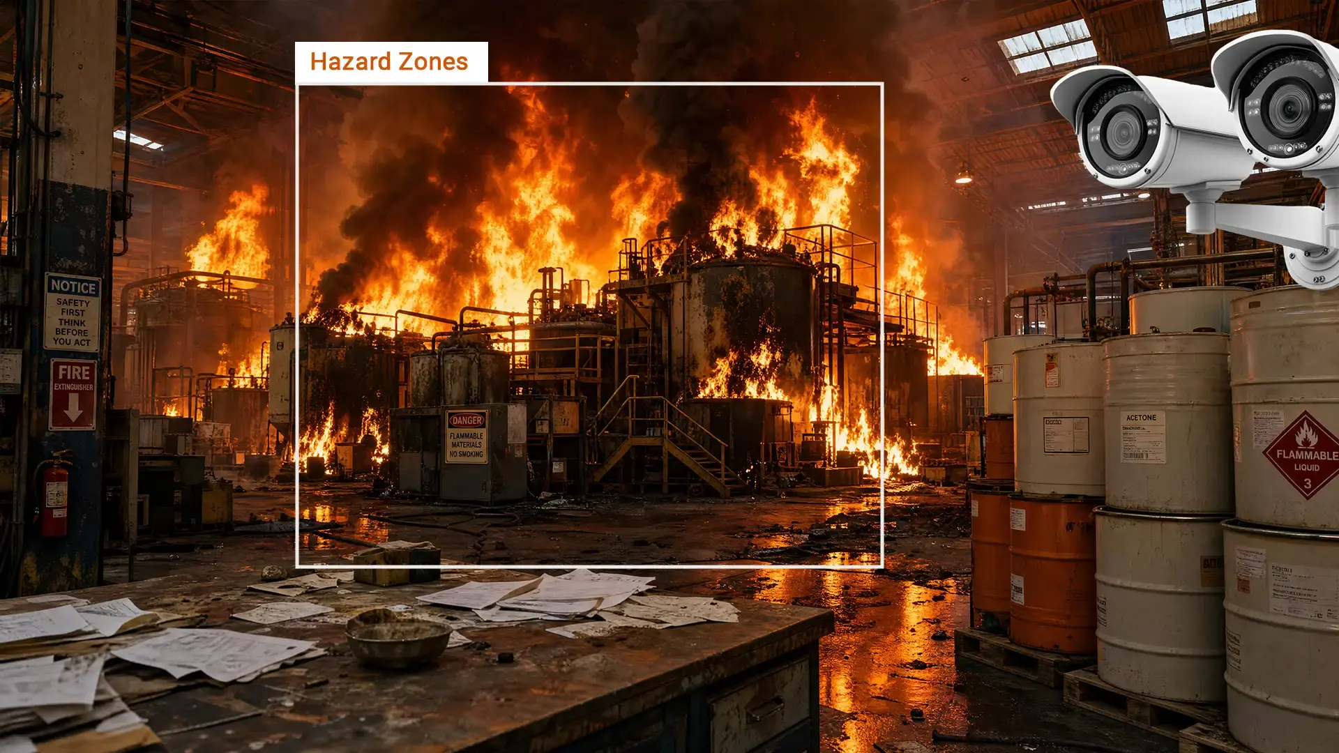 Hazard Zones and Restricted Areas in Factories