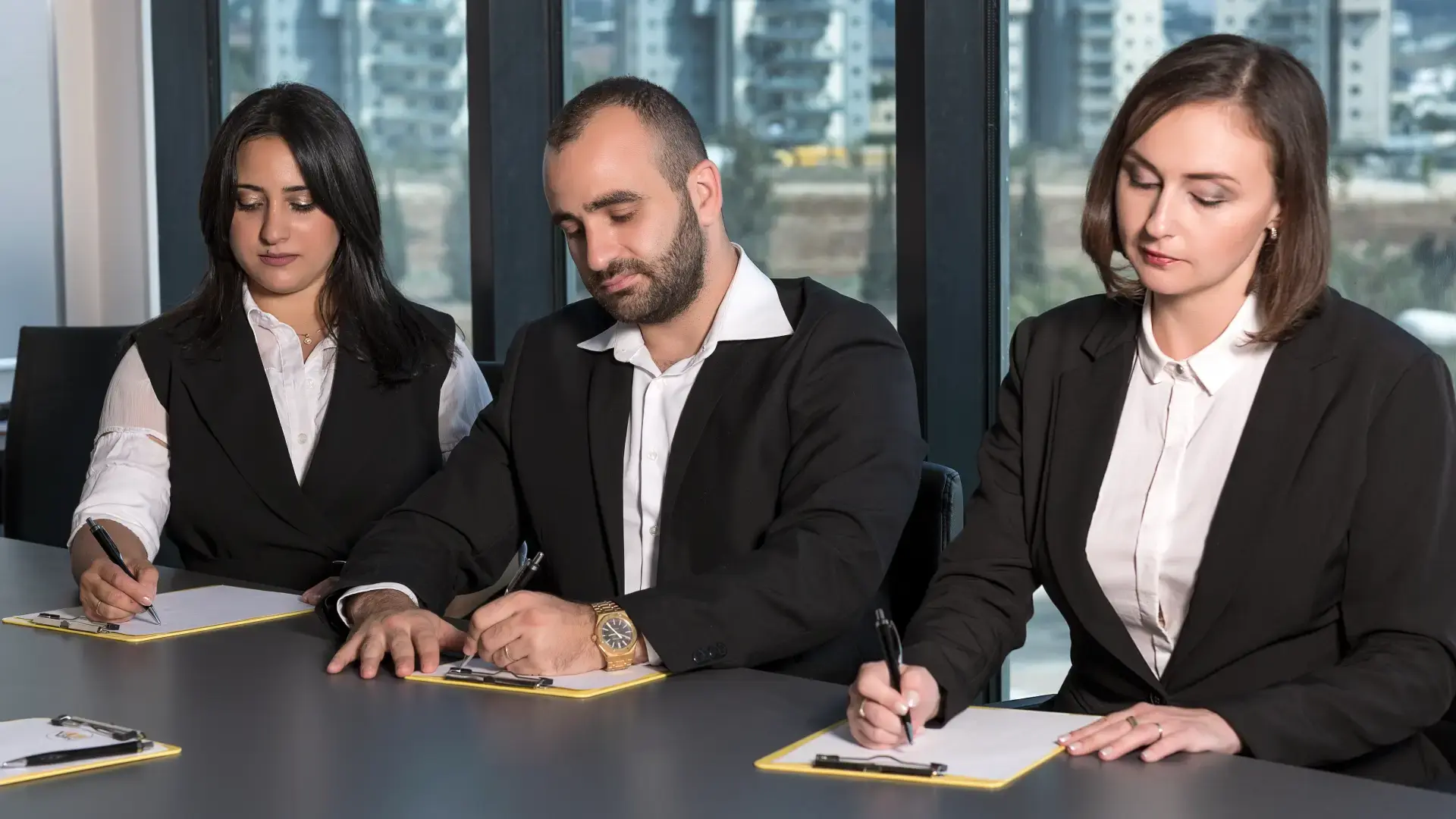 Government legal team working