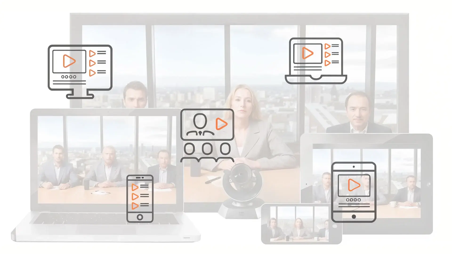 VIDIZMO integration with Polycom RealPresence video conferencing