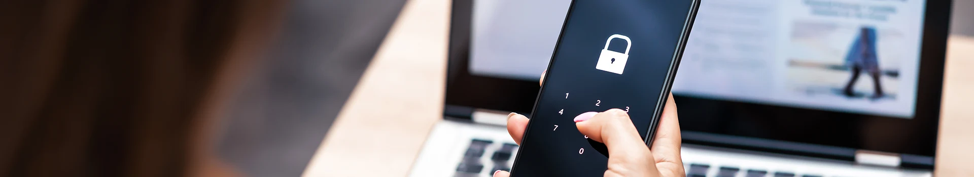 A password protected phone, evidence from which can be put on Digital Evidence Management Systems