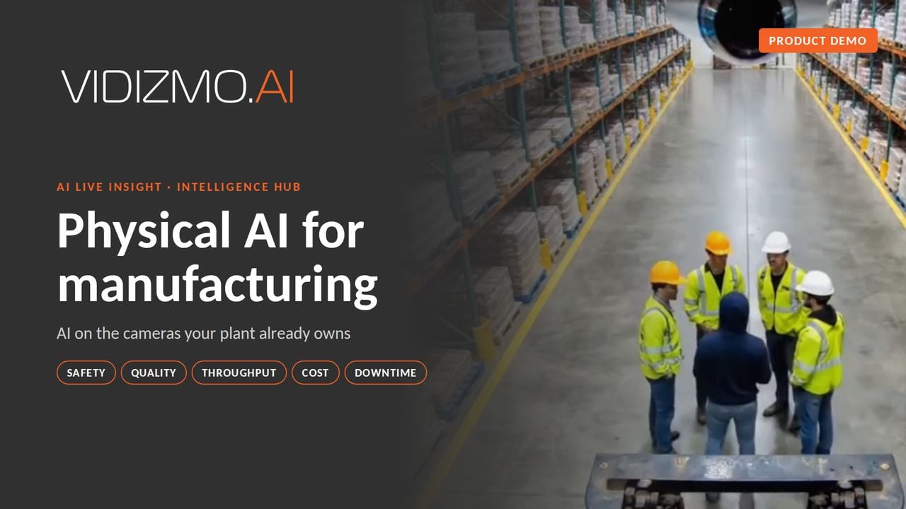 Physical AI for Manufacturing: Product Demo