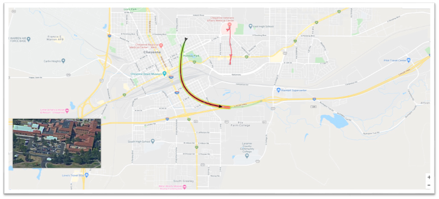 GIS Map on VIDIZMO Digital Evidence Management