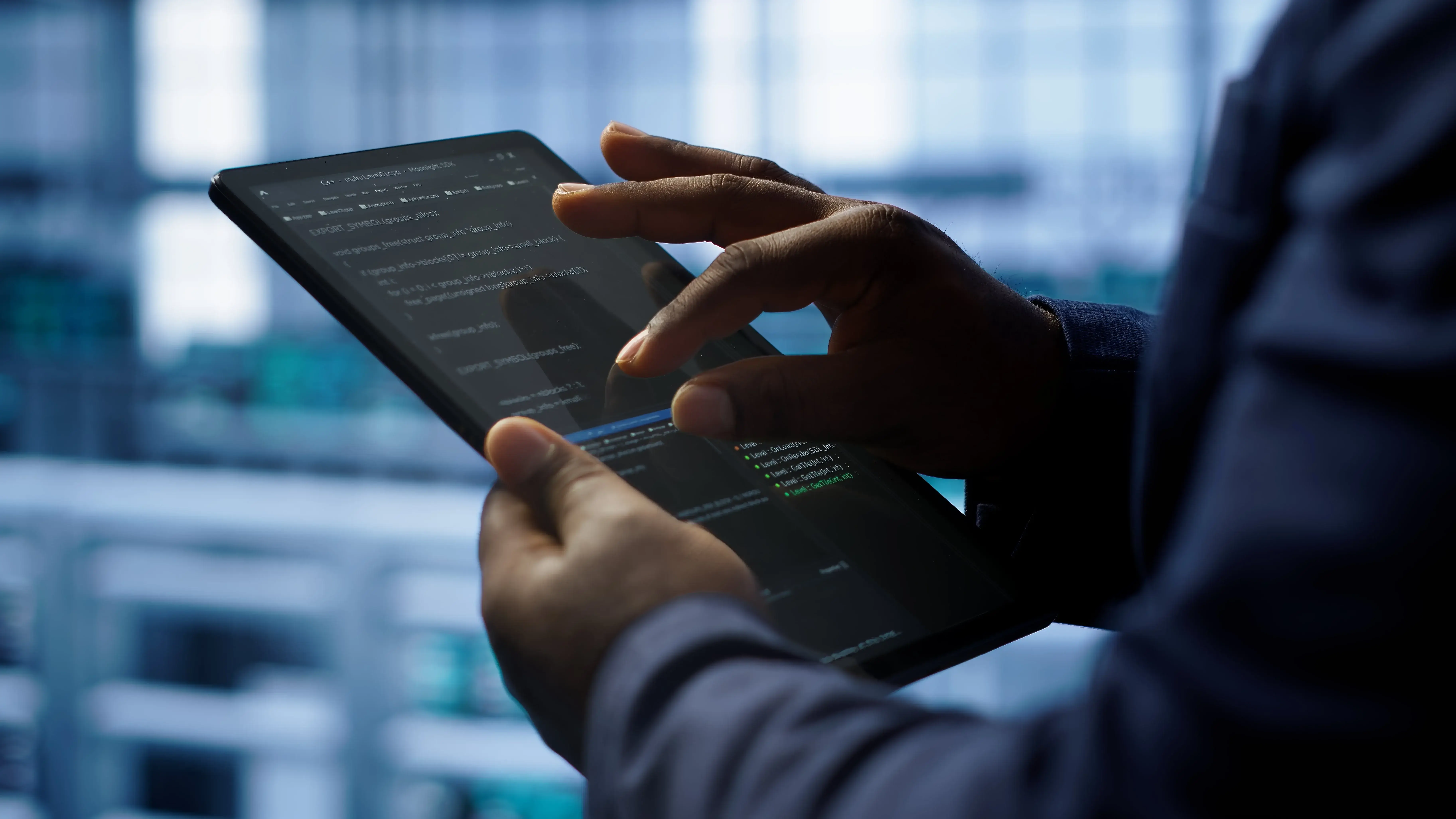 an image of a video player connected using api