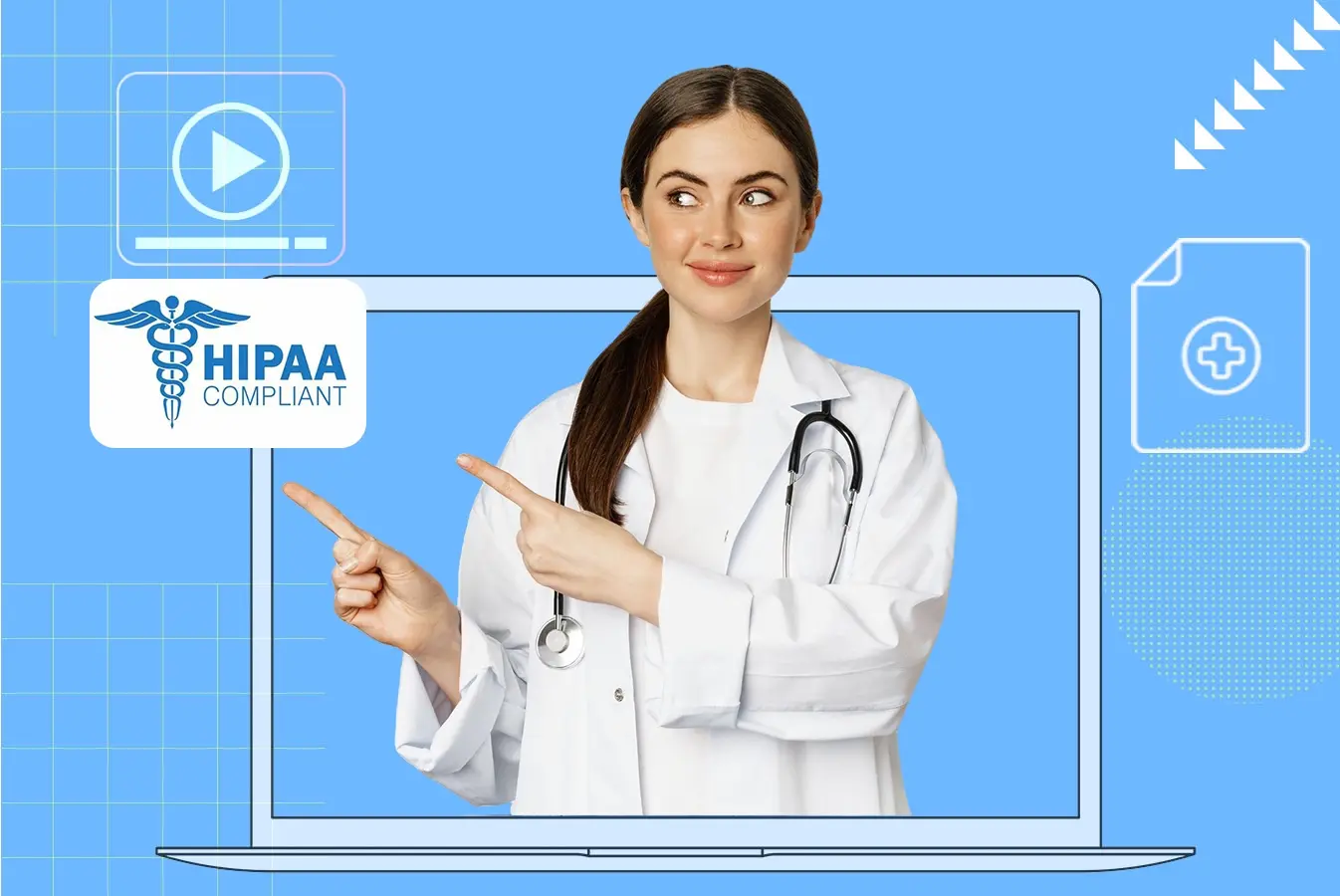 A female doctor understanding the HIPAA Privacy Rule.