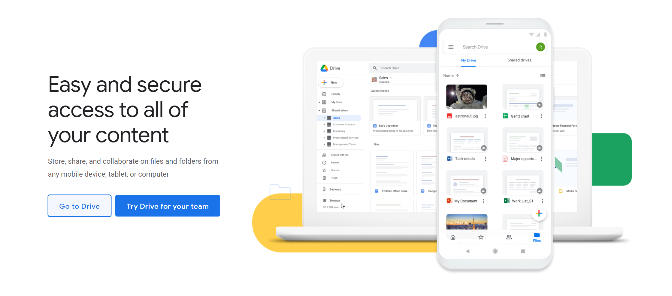 Google drive website