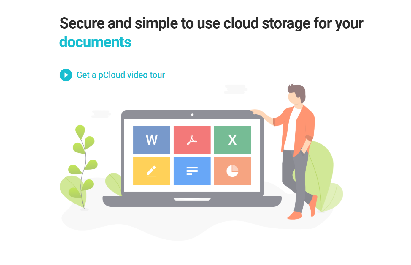 pCloud website