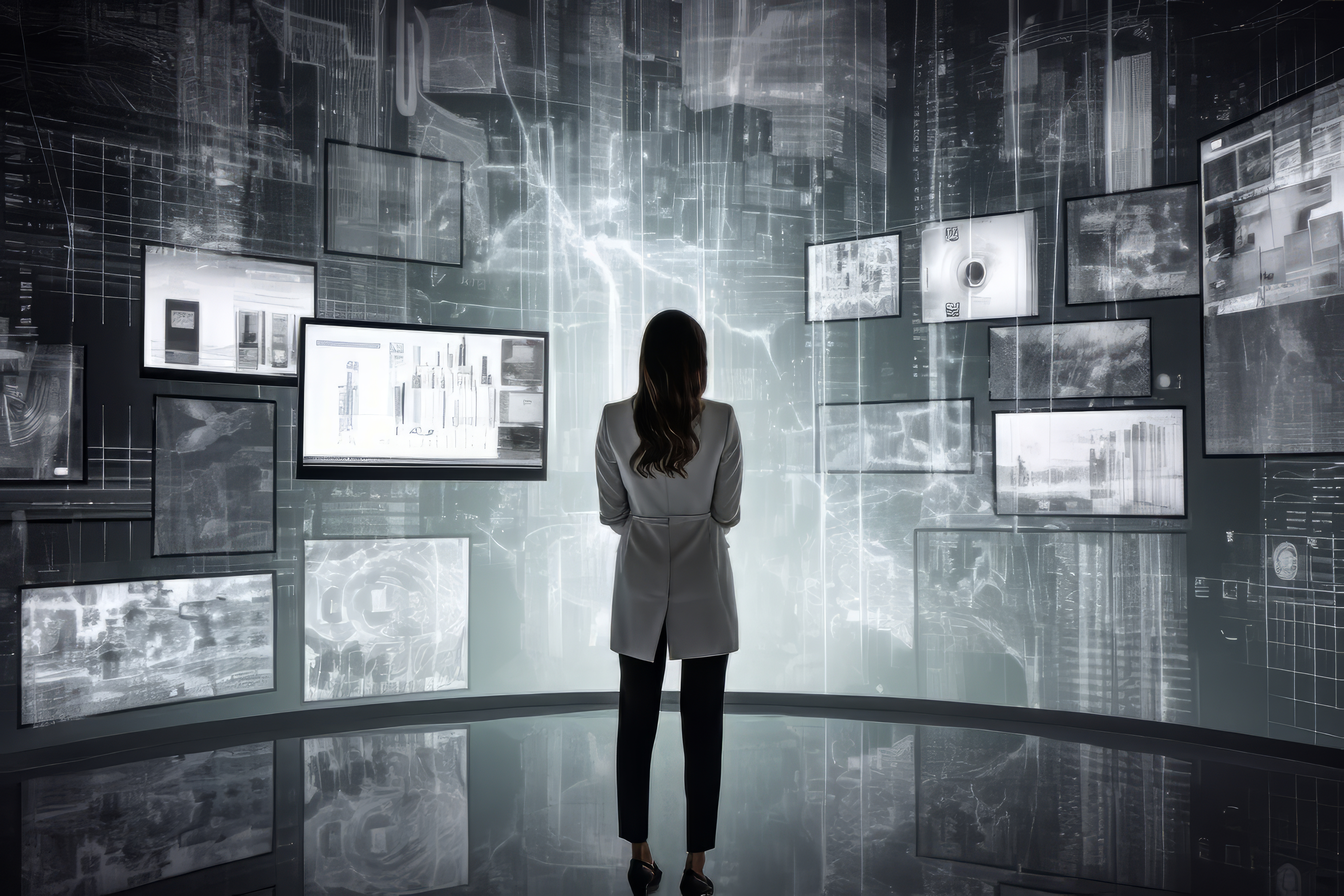 A woman facing video growth in enterprise IT infrastructure