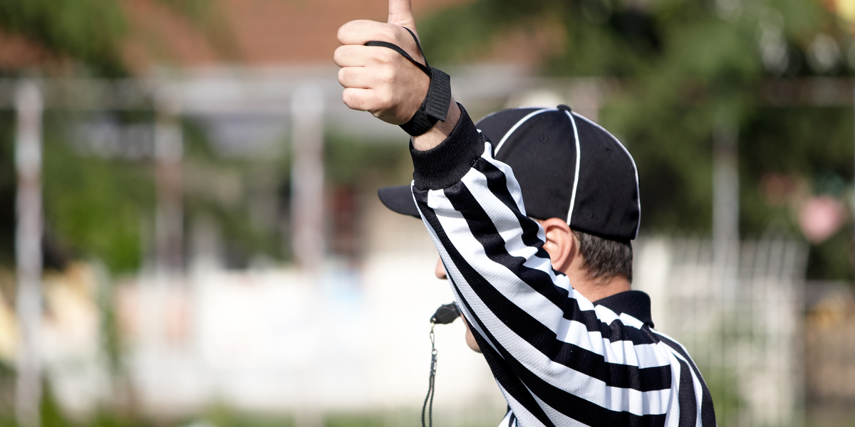 A referee with improved performance after Effective Online Referee Video Training